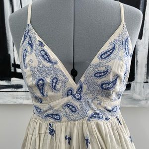 Bandana print Gap maxi dress